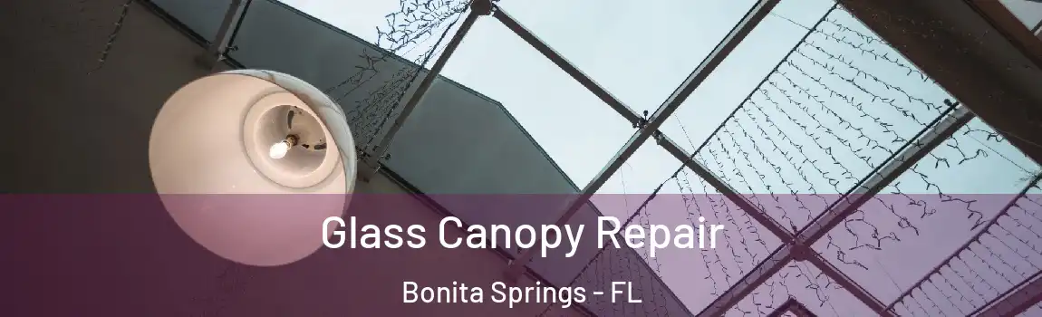 Glass Canopy Repair Bonita Springs - FL