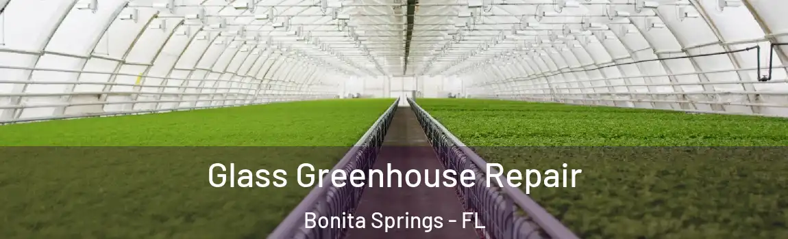 Glass Greenhouse Repair Bonita Springs - FL